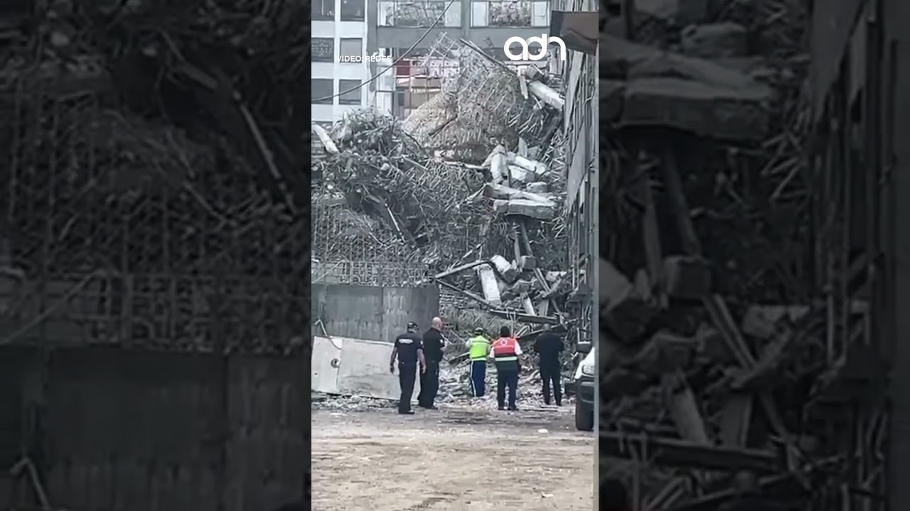 Colapsa edificio en demolici&oacute;n en la colonia Tr&aacute;nsito, en la alcald&iacute;a Cuauht&eacute;moc