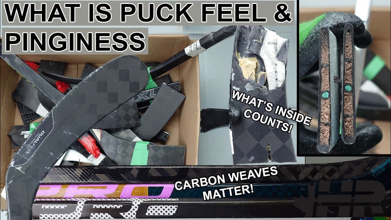 What is puck feel & pinginess? Reviewing hockey stick blades construction