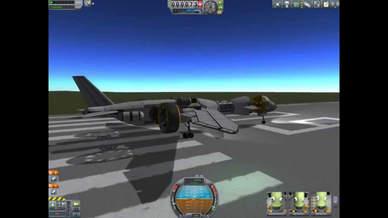 Kerbal Space Program - Nuclear VTOL Aircraft