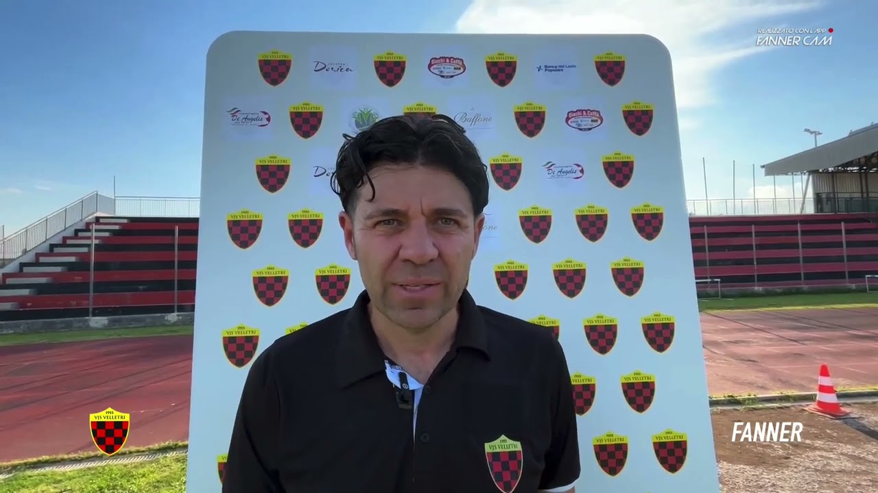 🎤Vjs Velletri VS SS Cosma e Damiano | Intervista mister De Celis