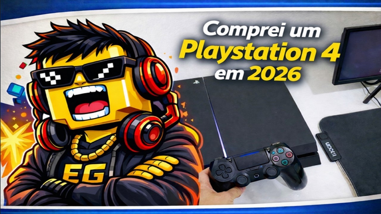 COMPREI UM PLAYSTATION 4: FAT EM 2026!! - $1150