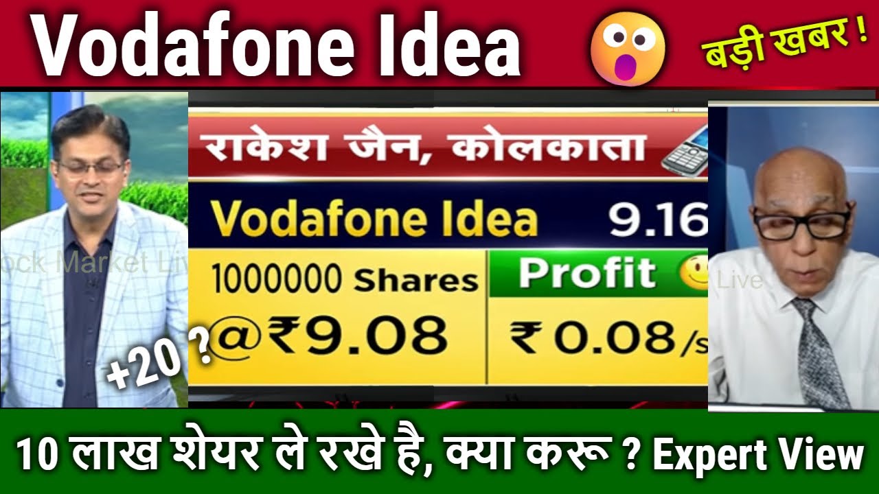Vodafone Idea share latest news,BUY OR SELL,kya karen ?,analysis,vi share future,idea target 2030