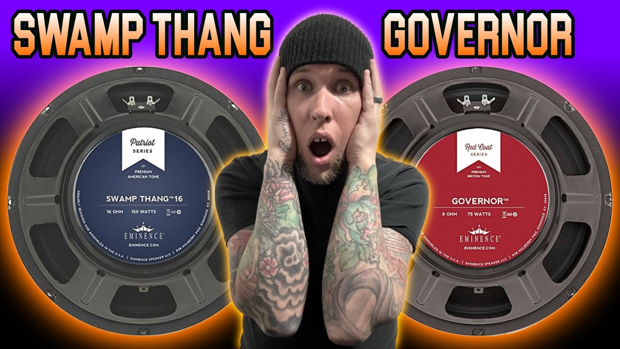 Eminence Swamp Thang vs Governor - GUITAR SPEAKER SHOOTOUT