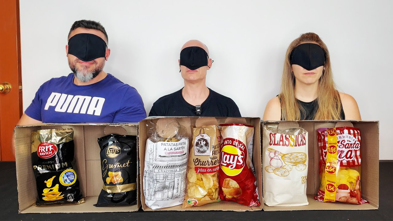 Probamos PATATAS CHIPS A CIEGAS ¿Cuál GANARÁ?