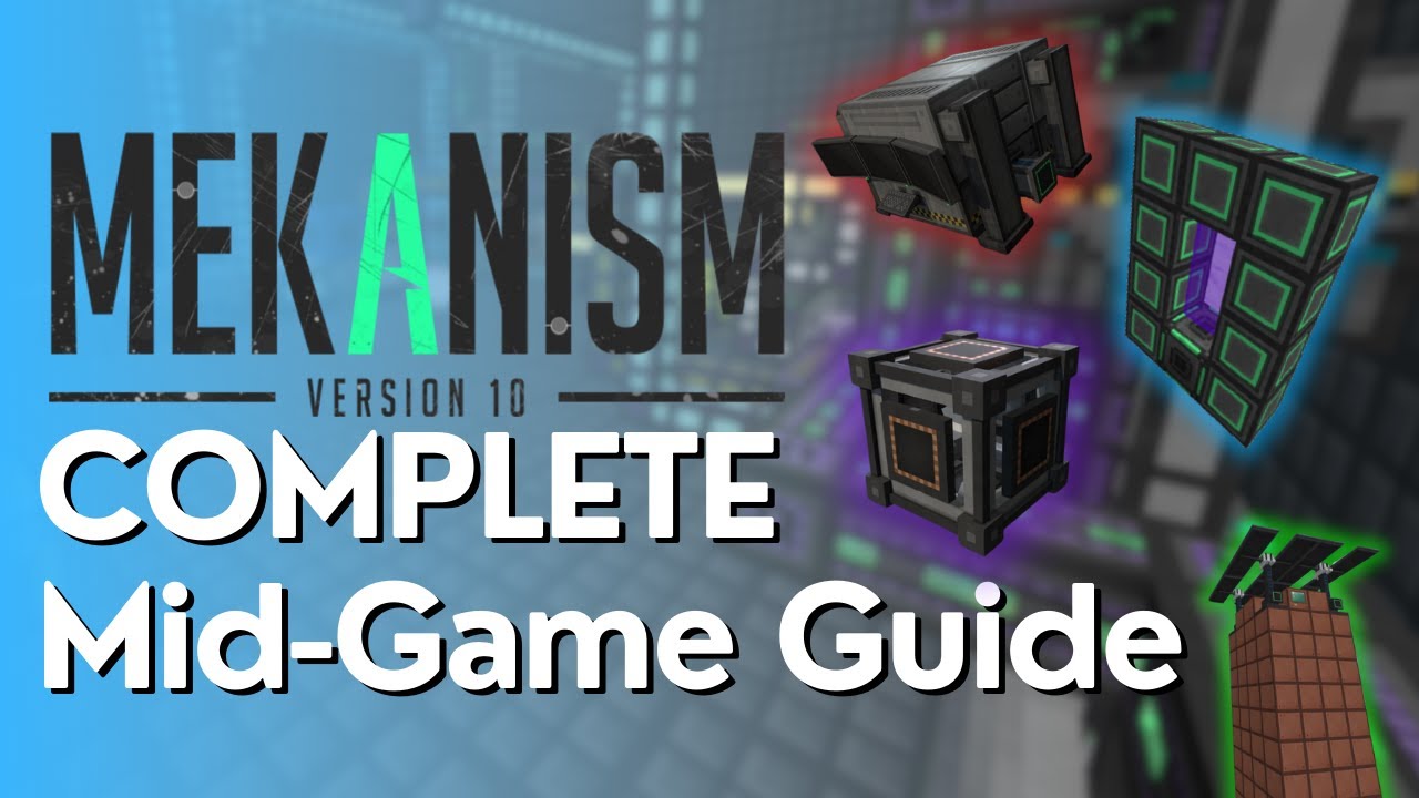 Mekanism Mid-Game Tutorial (Digital Miner, Thermal Evaporation & Ore Processing etc)