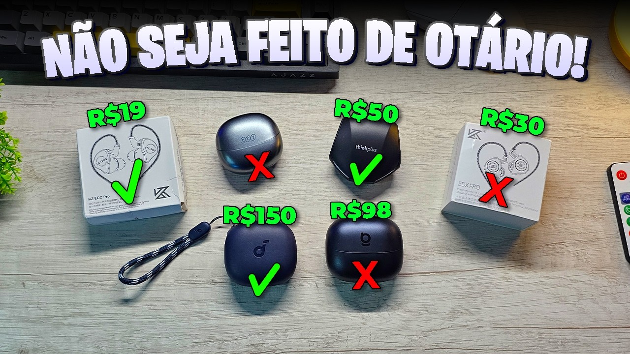 Testei os Fones Bluetooth mais RECOMENDADOS de 2025 - Esses são os que Realmente Valem a Pena…