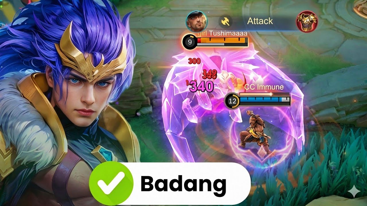 WTF DMG!! BADANG One Shot!! BUILD TOP GLOBAL BADANG GAMEPLAY ~ MLBB