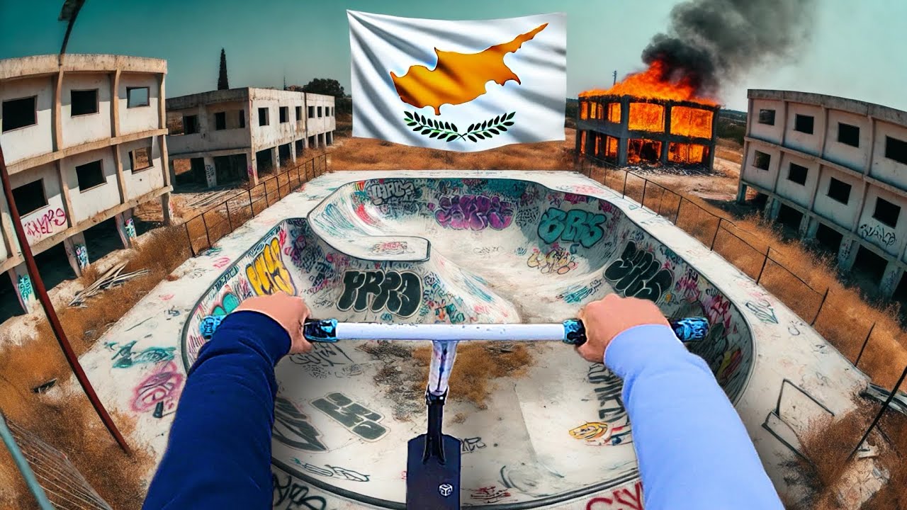 Самый разгромленный скейтпарк в мире 🇨🇾