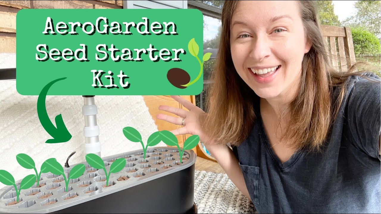 AeroGarden Seed Starter Kit in Bounty Basic Model #aerogarden #seedstarting