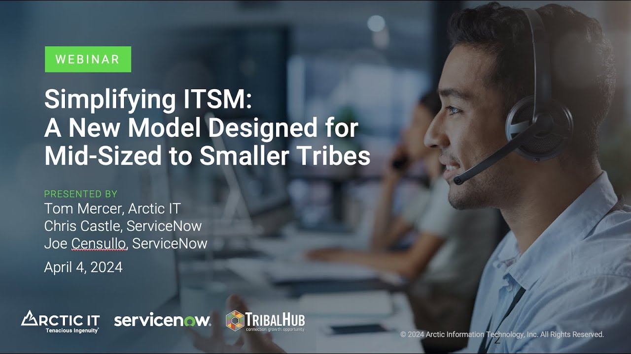 Simplifying ITSM: A New Model Designed for Mid-Sized to Smaller Tribes