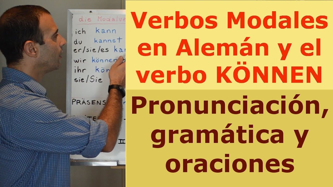 ALEMAN en español 50: Verbo modal KÖNNEN (poder)