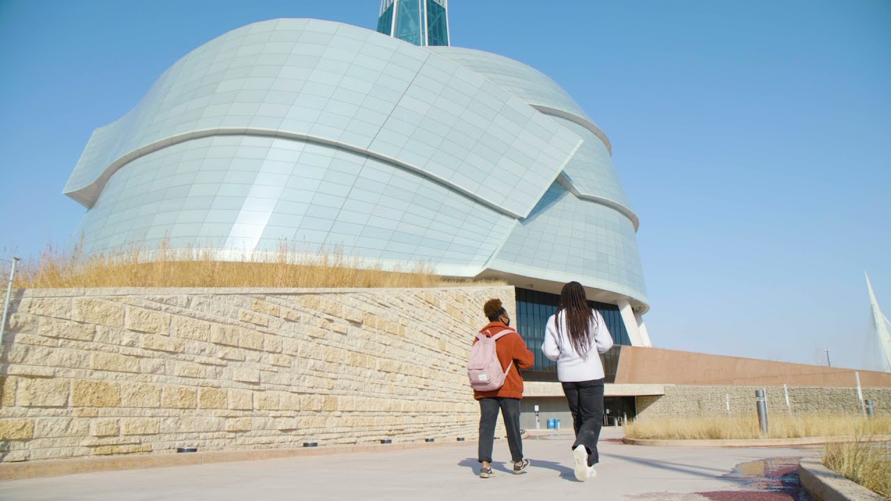 Wide open space for exploring at the Canadian Museum for Human Rights