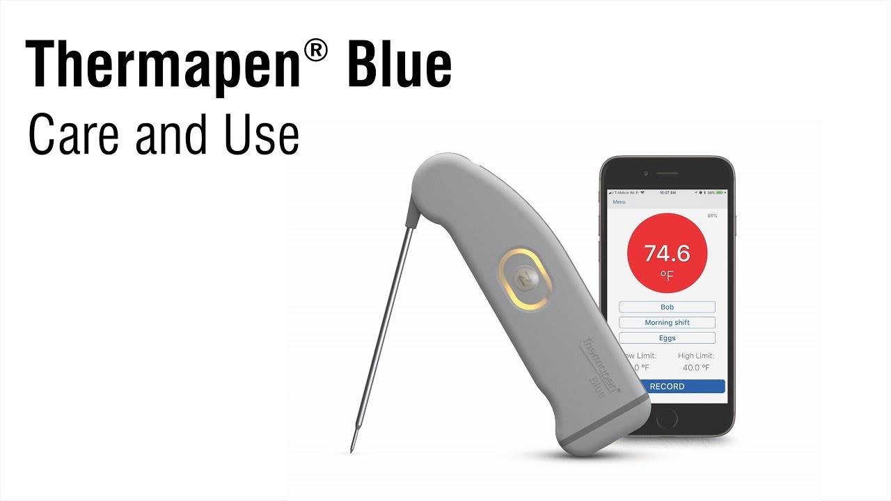 Thermapen Blue Care Guidelines