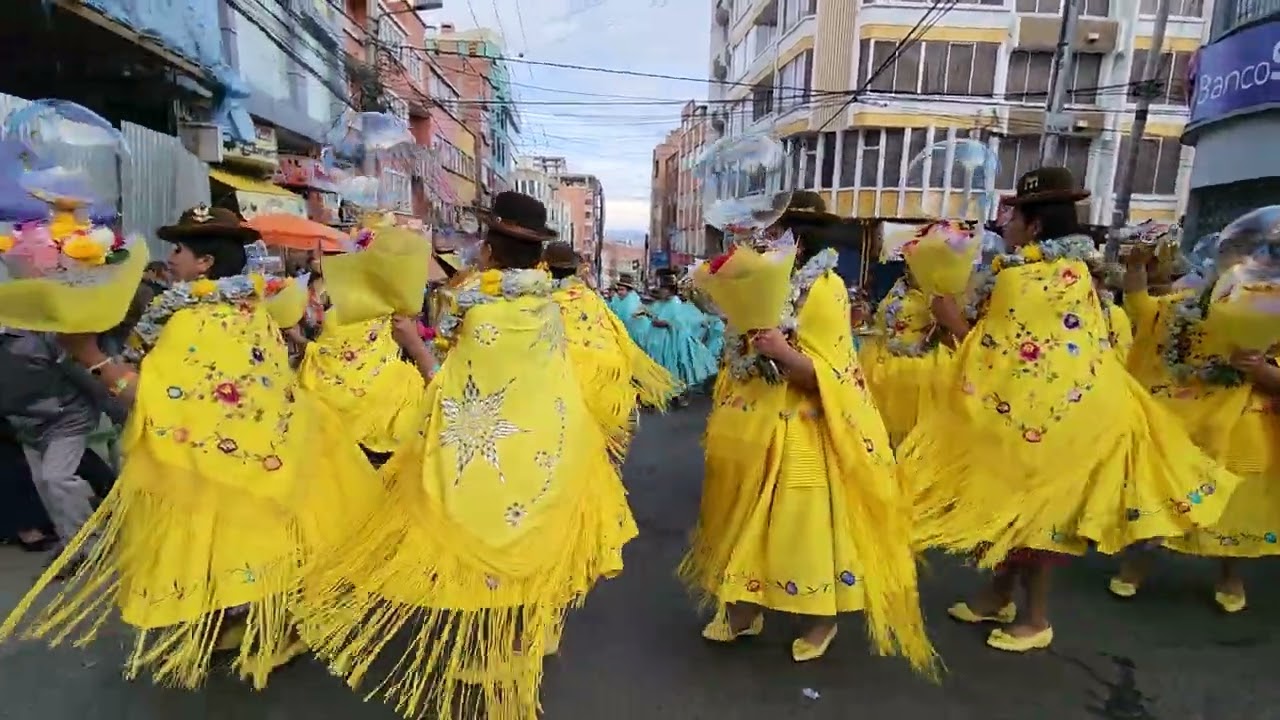 Morenada Señorial Illimani en su ensayo del 19 de marzo