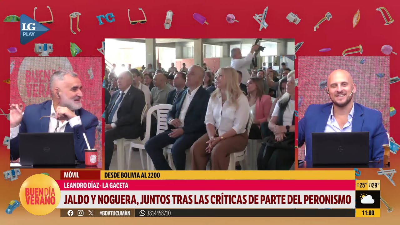Jaldo y Noguera se mostraron juntos tras las críticas por el apoyo a la reforma laboral de Milei