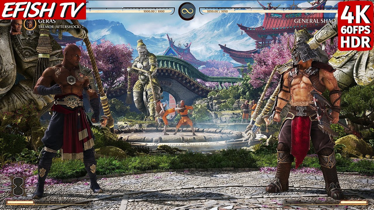 Geras vs MK2 Movie Shao (Hardest AI) - Mortal Kombat 1