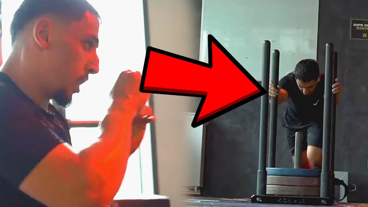 AnEsonGib NEW INTENSE Training Footage For Austin McBroom Fight
