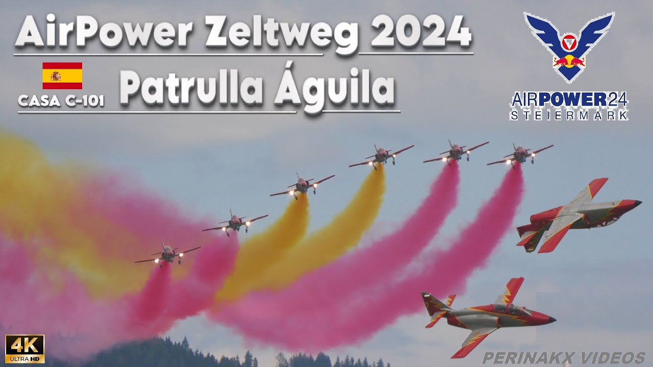 Casa C-101 ▲ Patrulla Águila 🇪🇸 ▲ SASF ▲ AirPower Zeltweg 2024