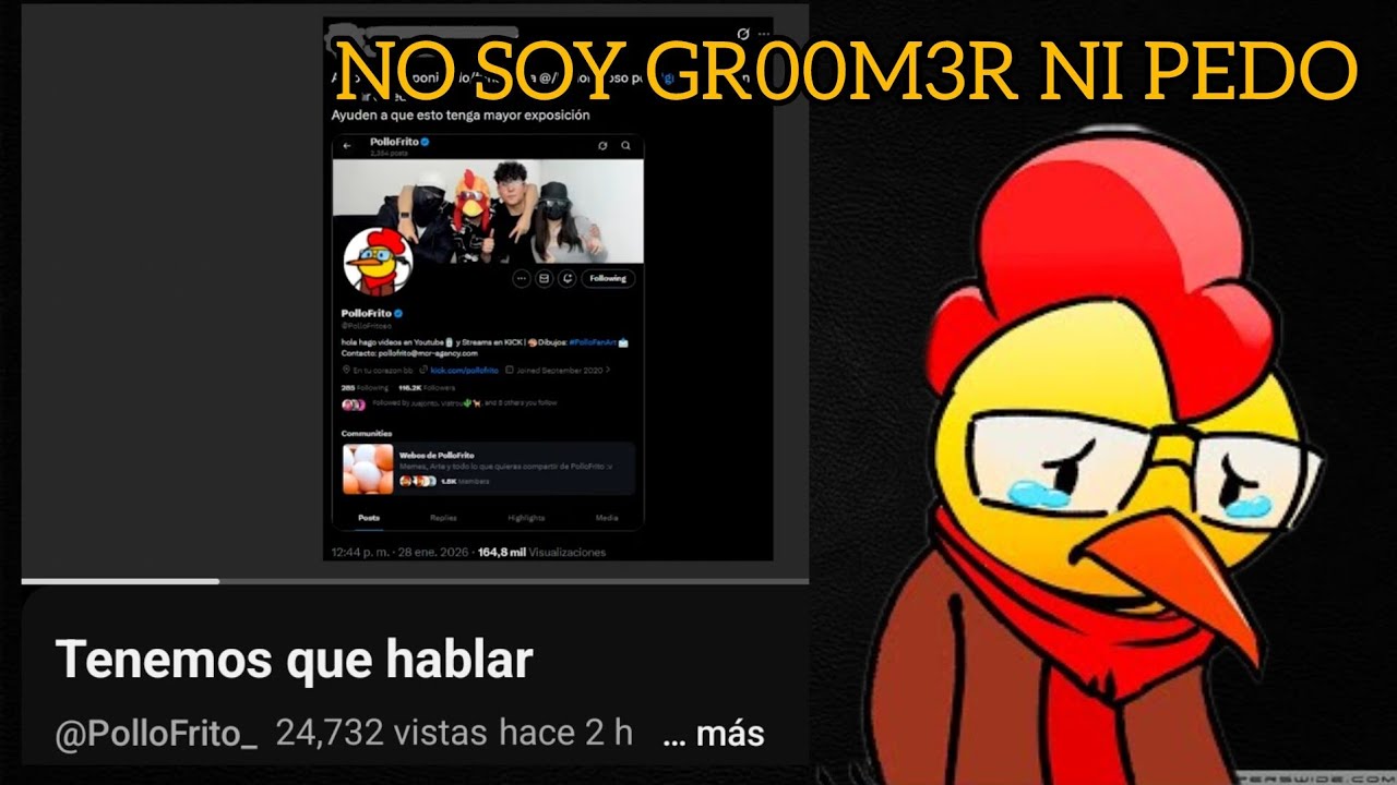 POLLO FRITO NO PUEDE MÁS y SE SINCERA sobre su FUNA con el M3N0R de 16 AÑOS