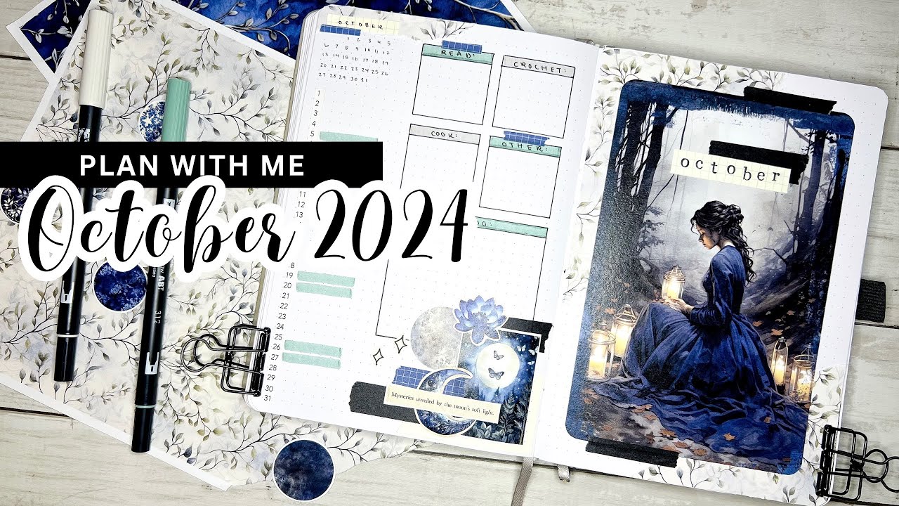 PLAN WITH ME || October 2024 Bullet Journal Setup