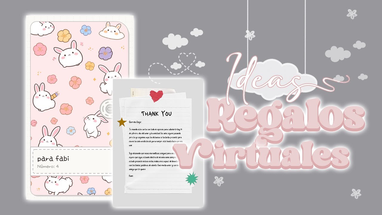 3 ideas de regalos virtuales 🩷 || Regalos para San Valentin