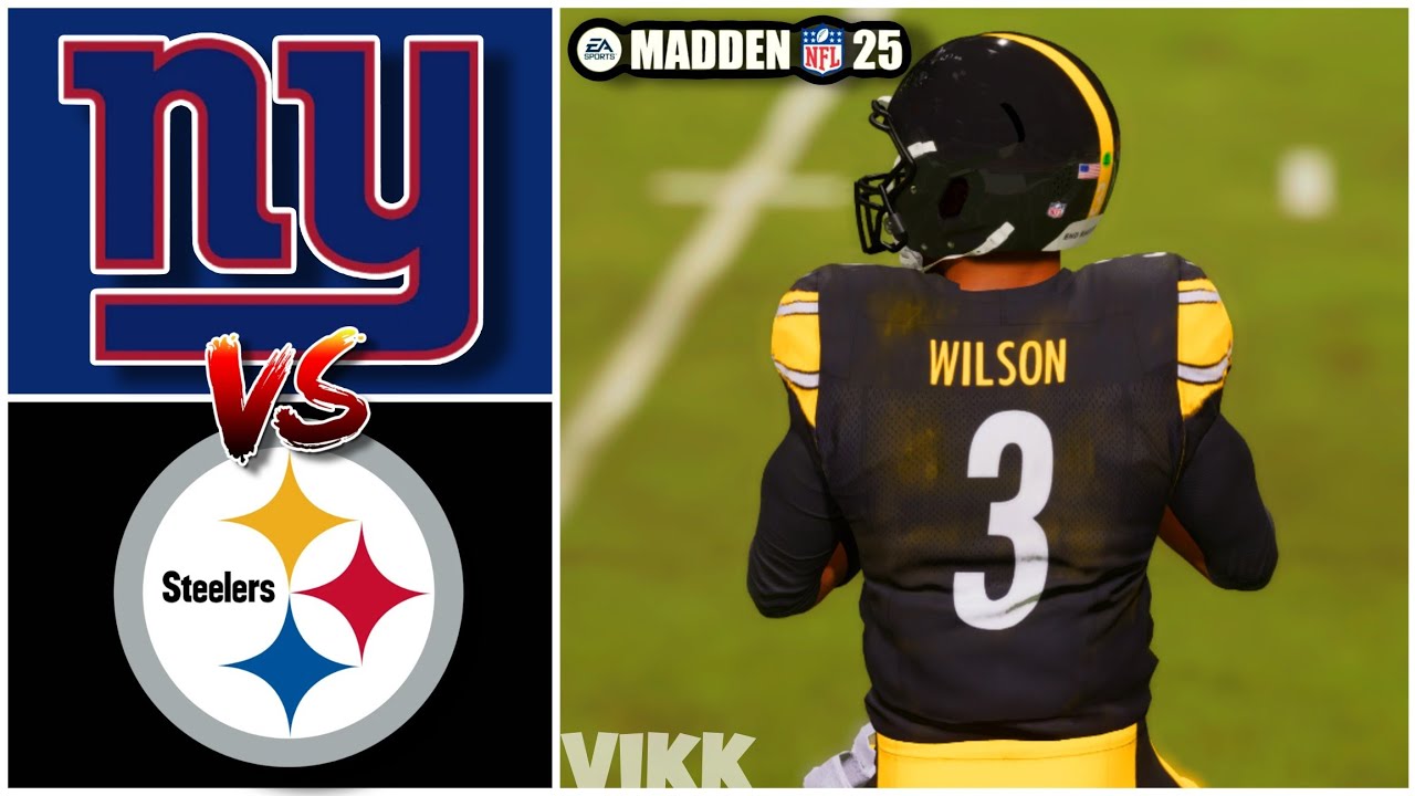 Giants vs Steelers Week 8 Simulation (Madden 25 Rosters)