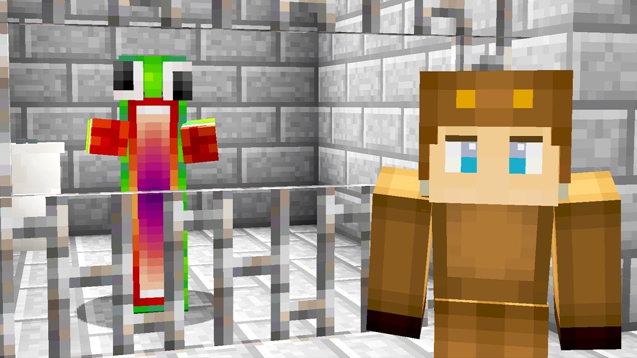 YOUTUBER SENT ME TO JAIL! (MINECRAFT COPS AND ROBBERS)