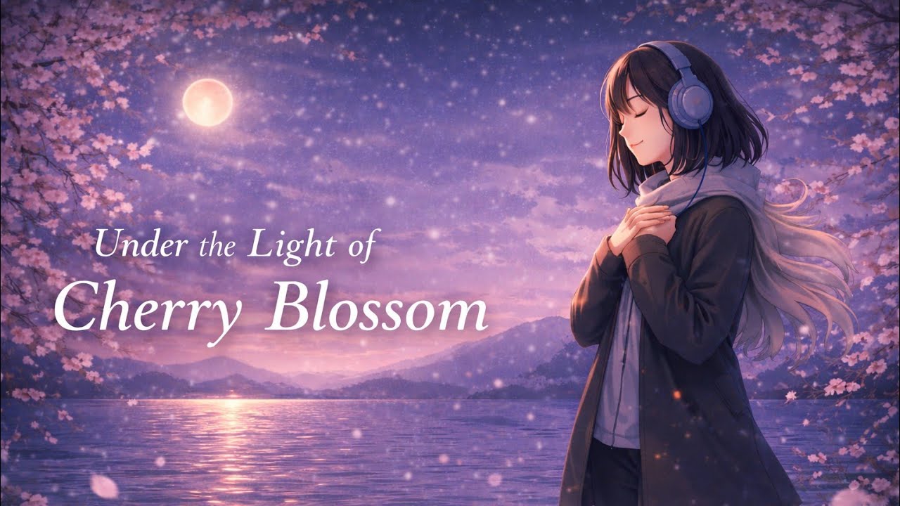 Under the Light of Cherry Blossom — Soft & Calm Anime Music • Study, Work & Sleep || A’oi 光