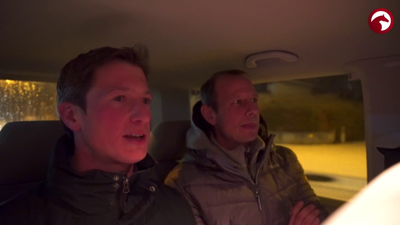 Daniel Deusser, Marco Kutscher und Marcus Ehning | Taxifahrt | Springstars nach Feierabend | 2017