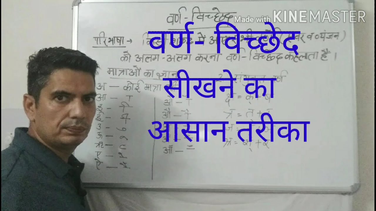 वर्ण विच्छेद(Varn Vichchhed)