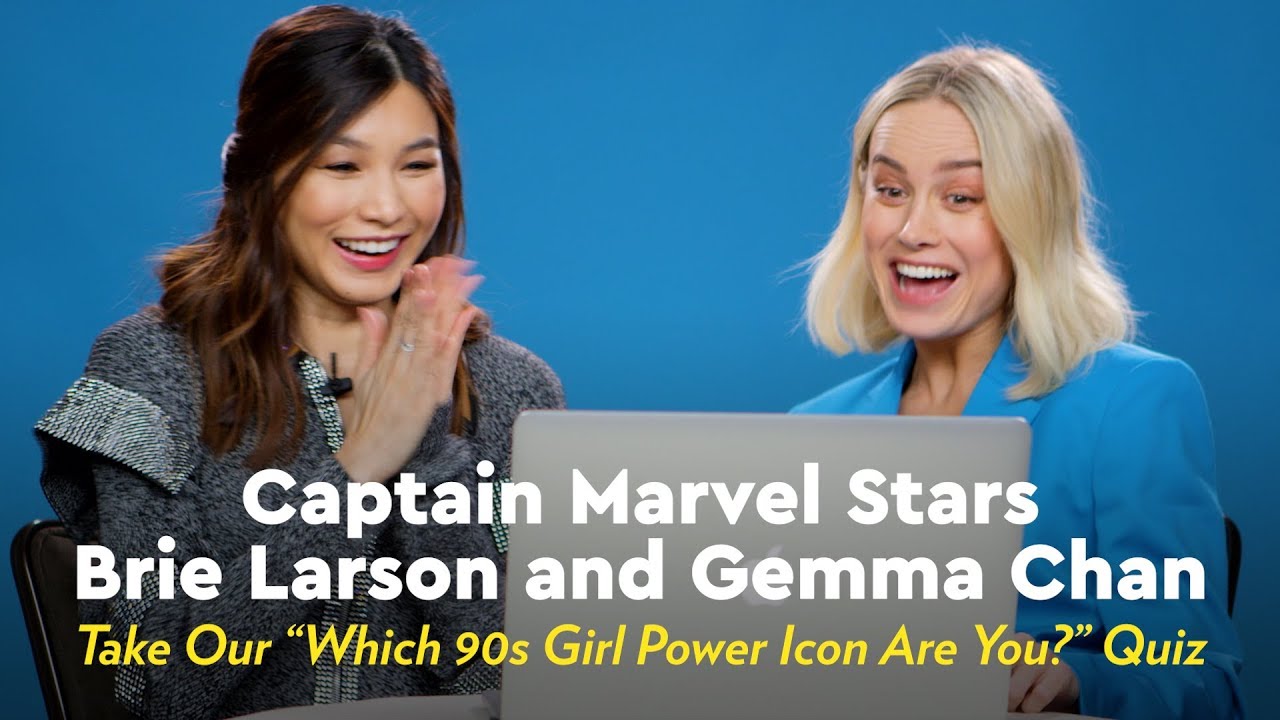 Brie Larson and Gemma Chan Find Out Which '90s Girl Power Icon They Are | POPSUGAR Pop Quiz