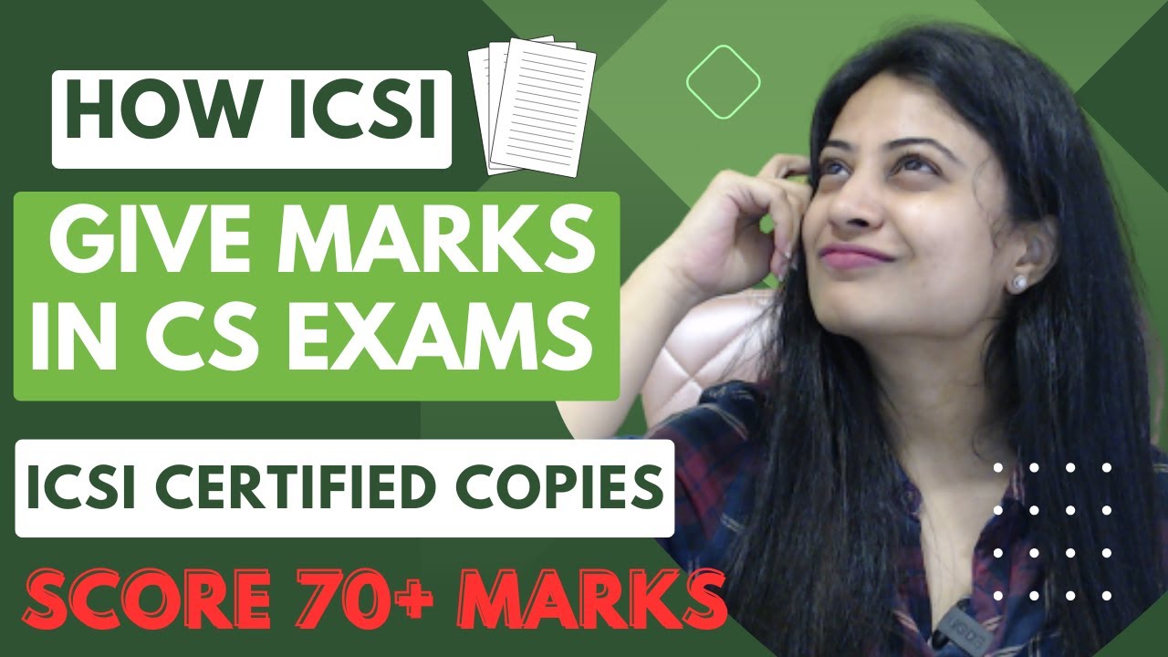 How ICSI Gives Marks In CS Exams 😎Analysis of ICSI Checked Answer Paper 📝 Score 70+ Marks