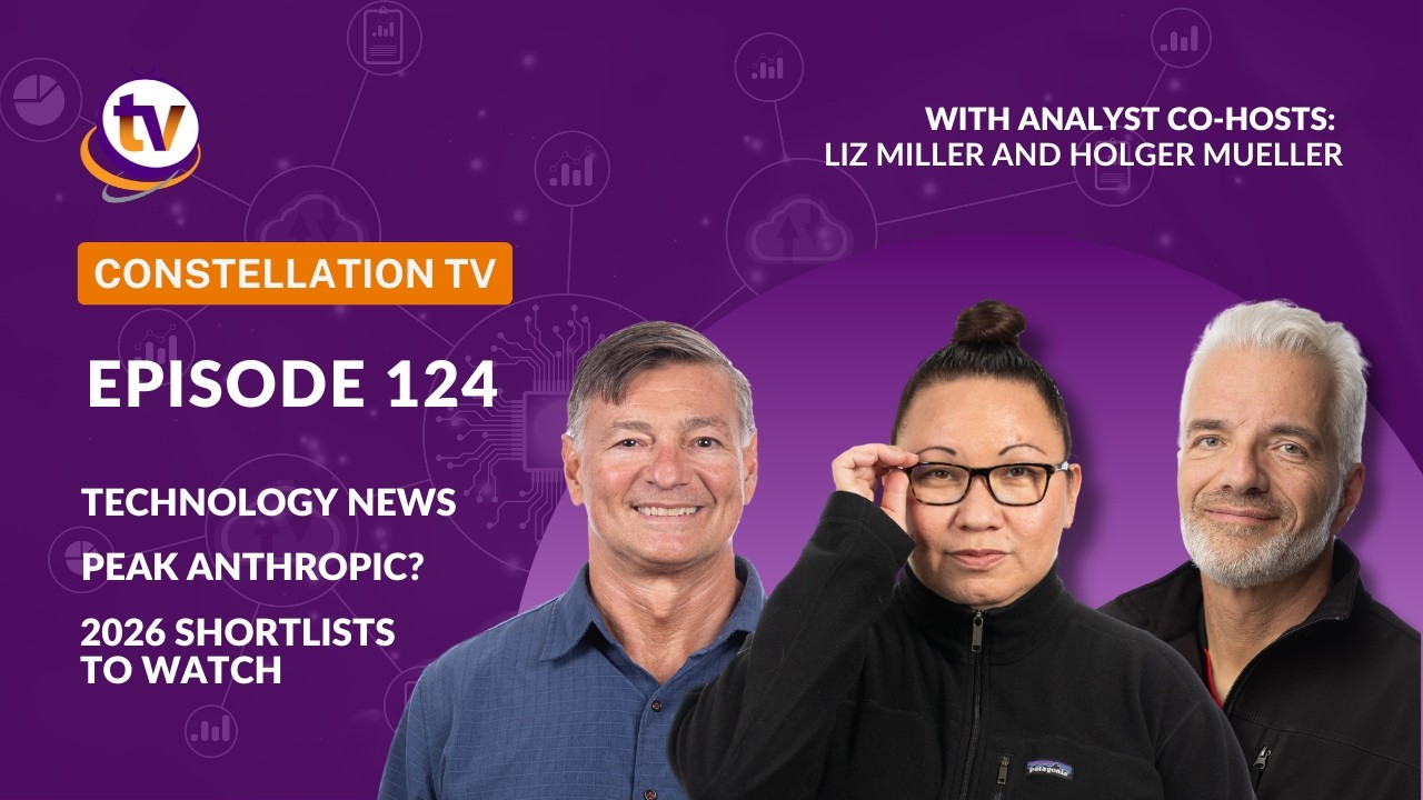 Zoho’s Enterprise Play, Peak Anthropic? & 2026 Shortlists | ConstellationTV Episode 124