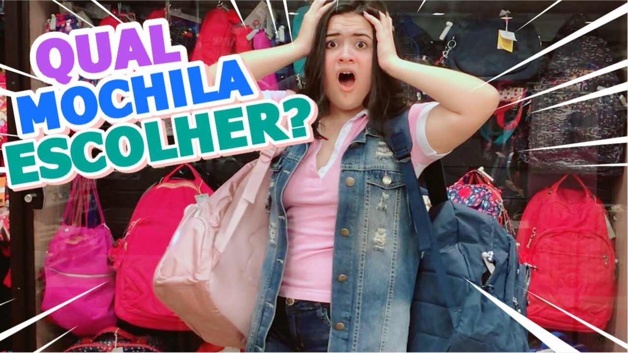 COMPRANDO MOCHILA E ESTOJO PARA 2019!