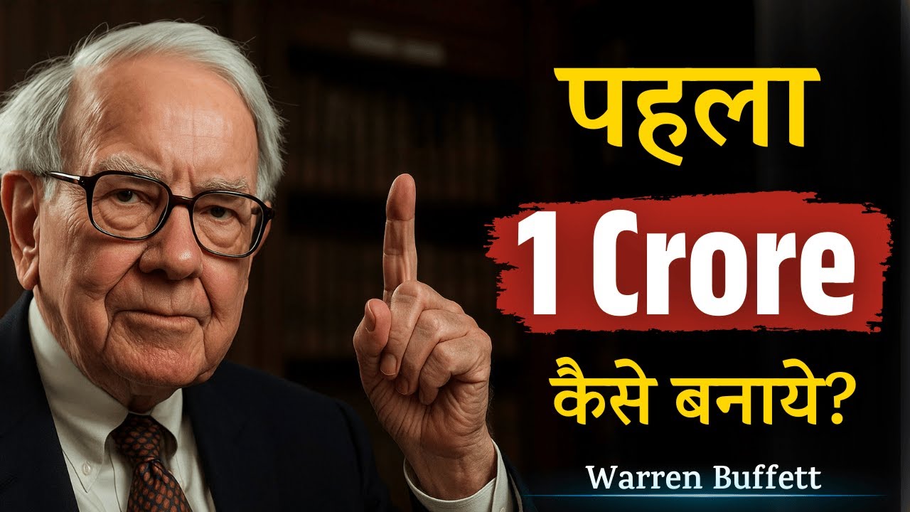 पहला ₹1 करोड़ कैसे कमाएं? 🔥 Warren Buffett का Secret Wealth Mindset | 1 Year Challenge 💰
