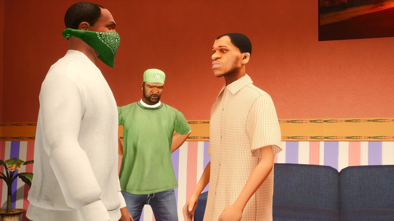 ВЕРТИКАЛЬНОЕ ПРОХОЖДЕНИЕ: Grand Theft Auto: San Andreas Definitive Edition #shorts #shortslive