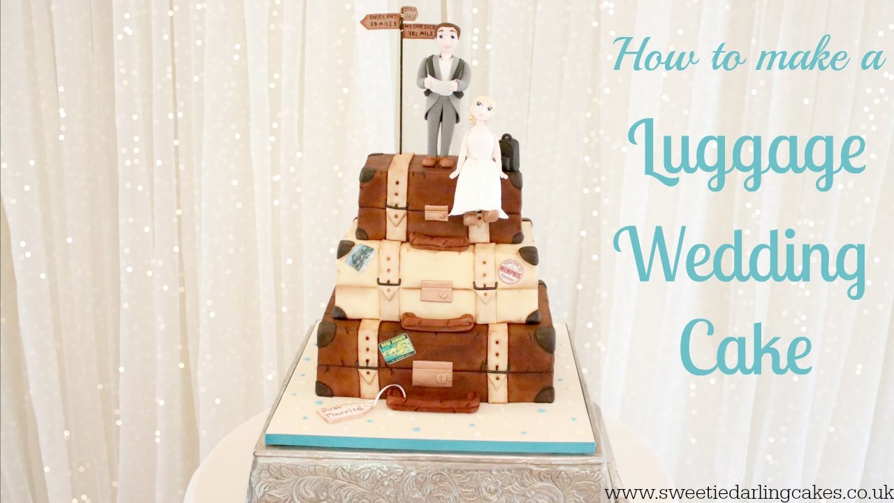 How To Make A Luggage Wedding Cake