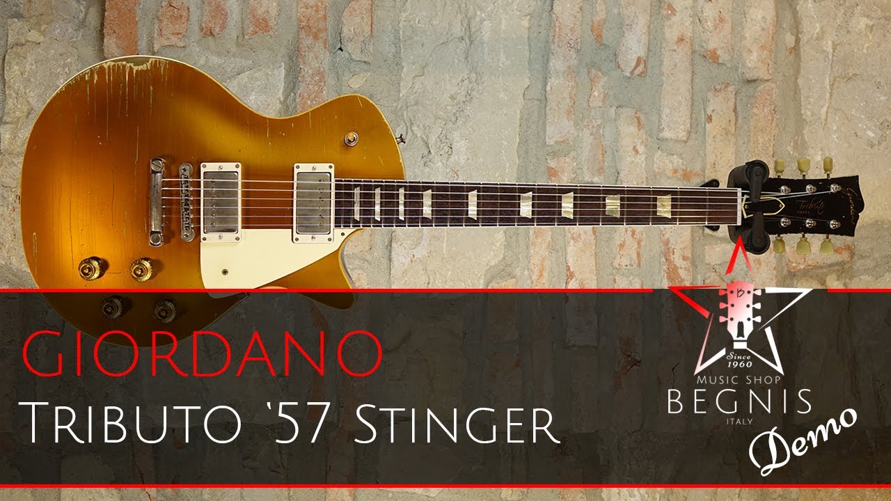 DEMO - GIORDANO Tributo '57 Gold Top in Koch ClassicTone II +  @JRockettAudio ARCHER Select
