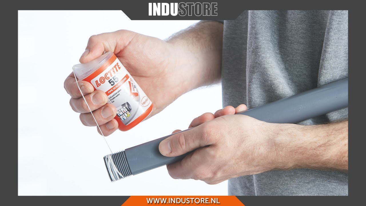 Industore: LOCTITE 55 aanbrengen | Schroefdraad afdichtingskoord voor snelle, betrouwbare afdichting