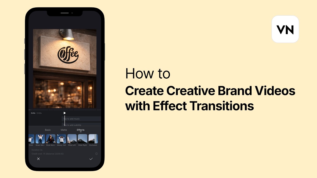 How to Create Creative Brand Videos with Effect Transitions
