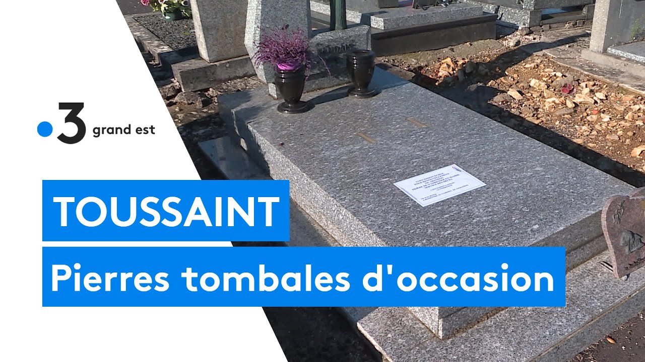 Toussaint : des pierres tombales d'occasion &agrave; Vandoeuvre-l&egrave;s-Nancy