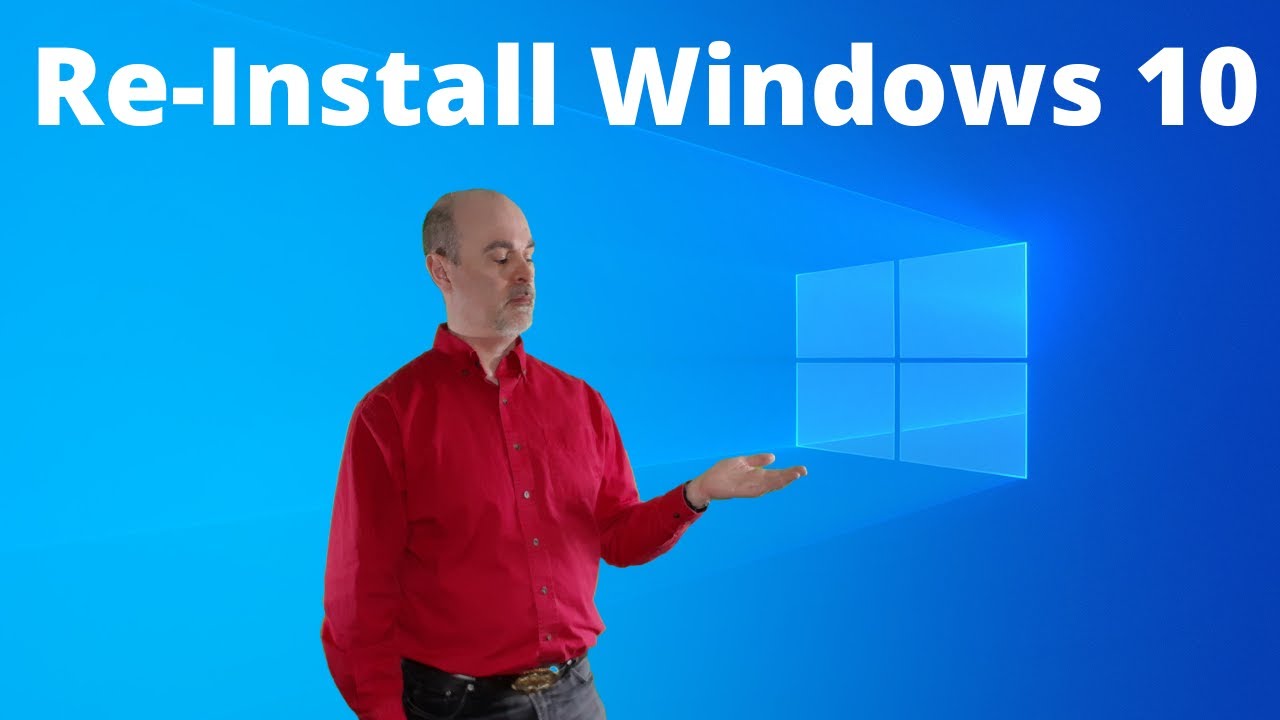 How to reinstall Windows 10 on a pc that already has Windows 10