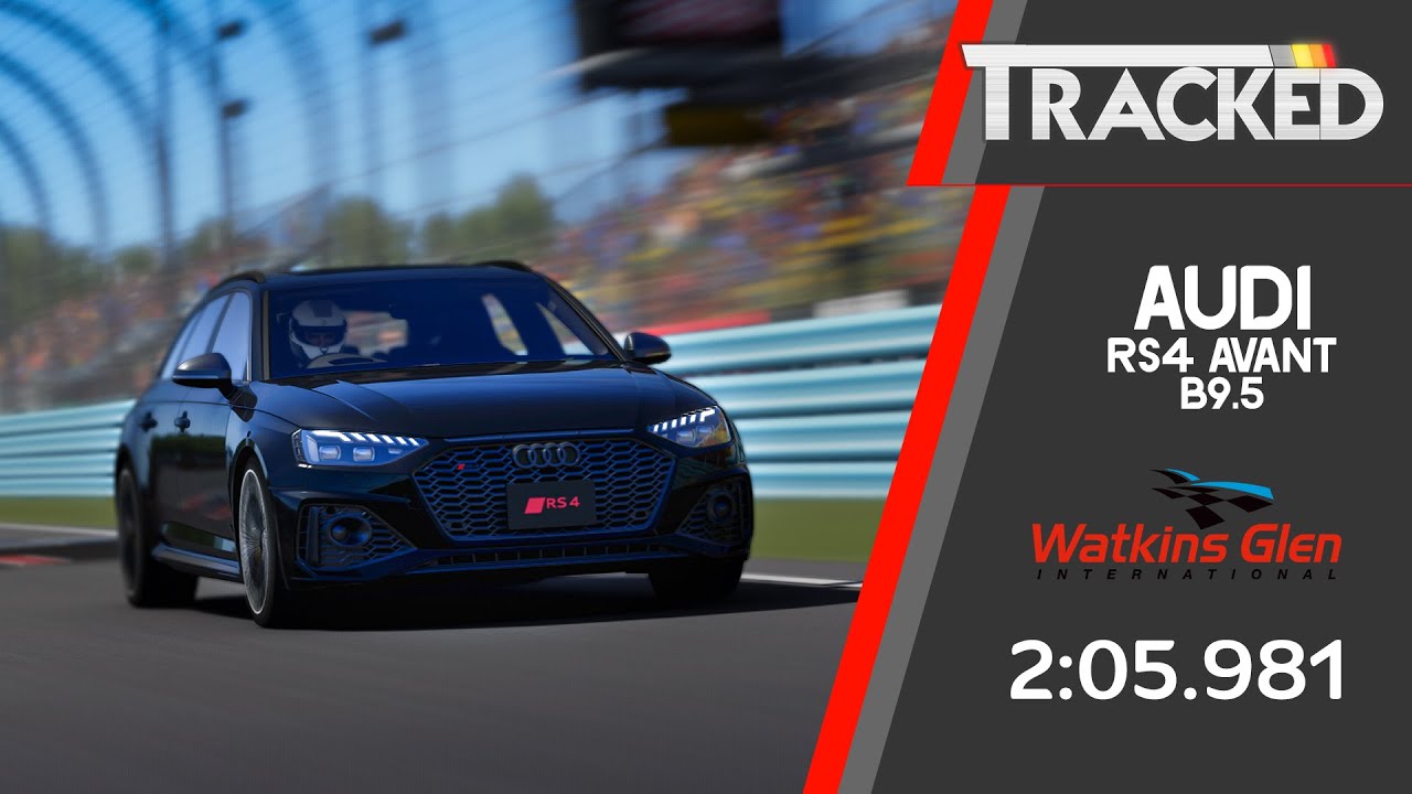 2023 Audi RS4 Avant B9.5 / Watkins Glen 2:05.981 / Tracked Hotlap / Assetto Corsa