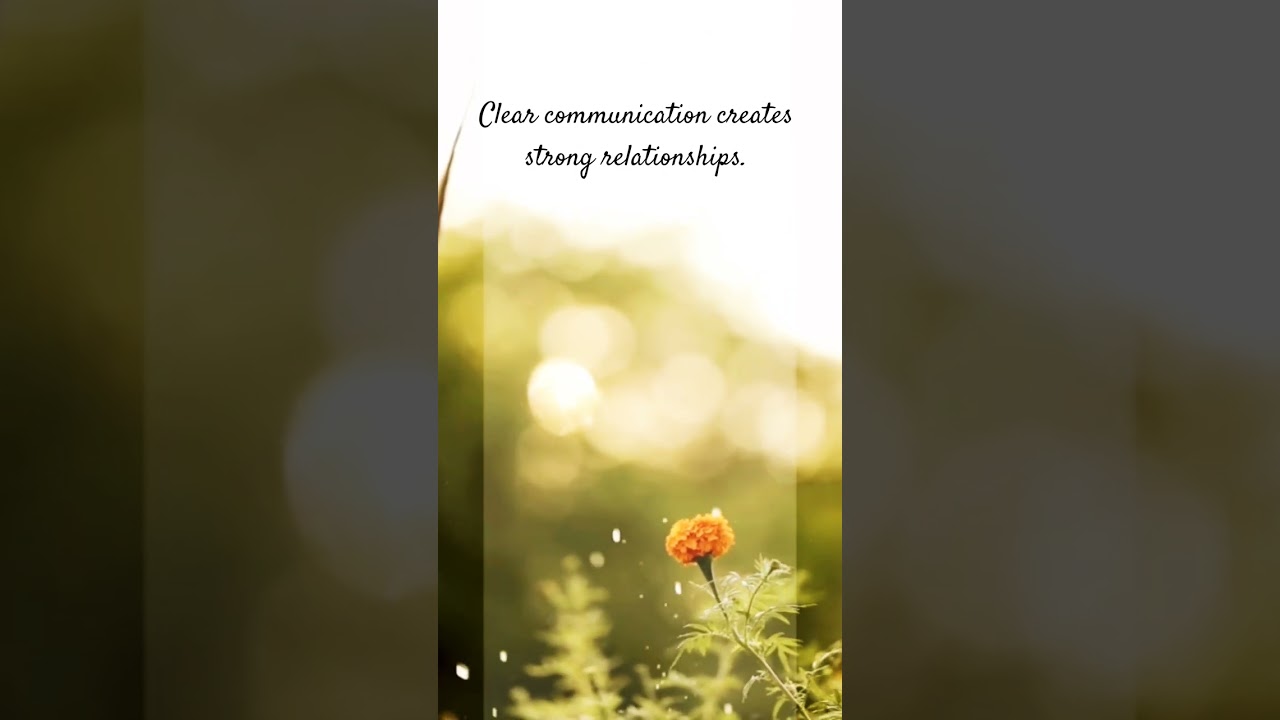 ✨💗Clear Communication Creates Strong Relationships|