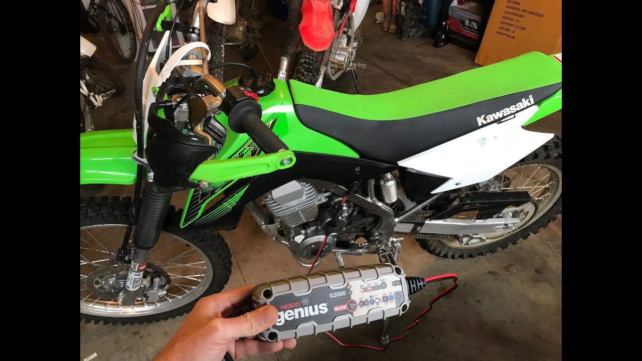 2019 KLX140G Battery Replacement and Charge Port Addition