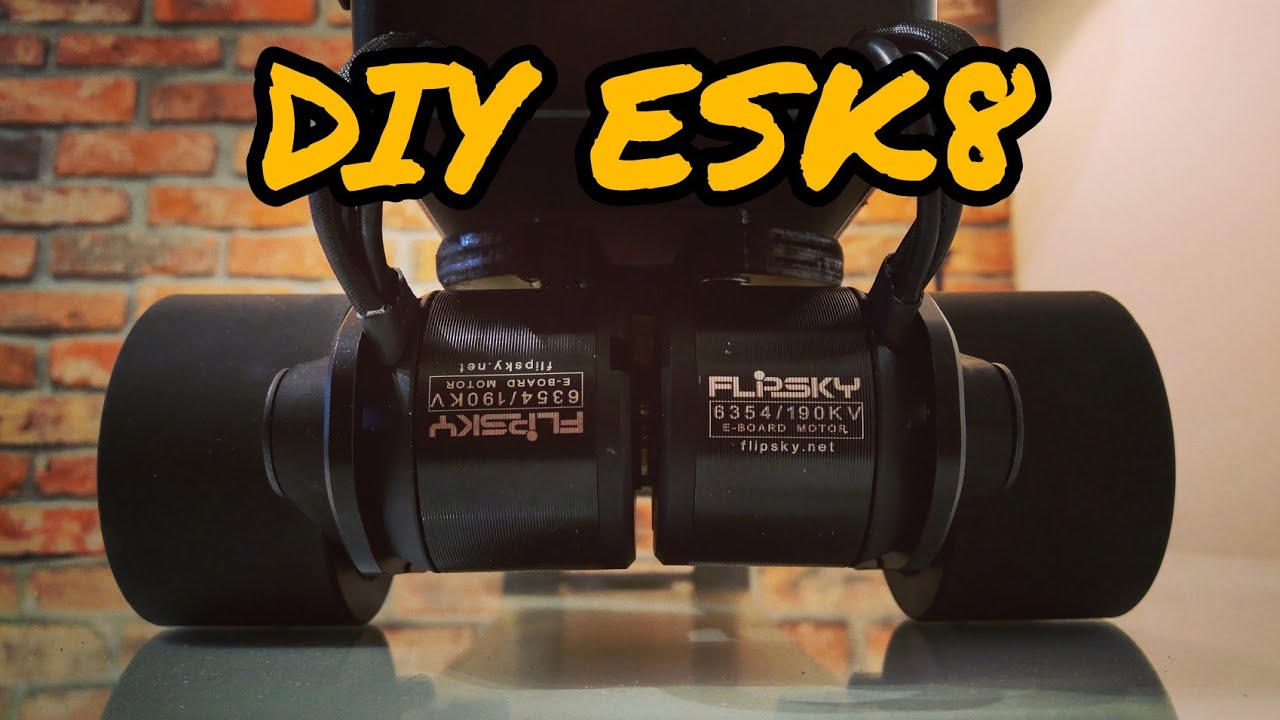 DIY ESK8 FLIPSKY 6354 VESC 6.6 Dual VX2 Pro (part 1)