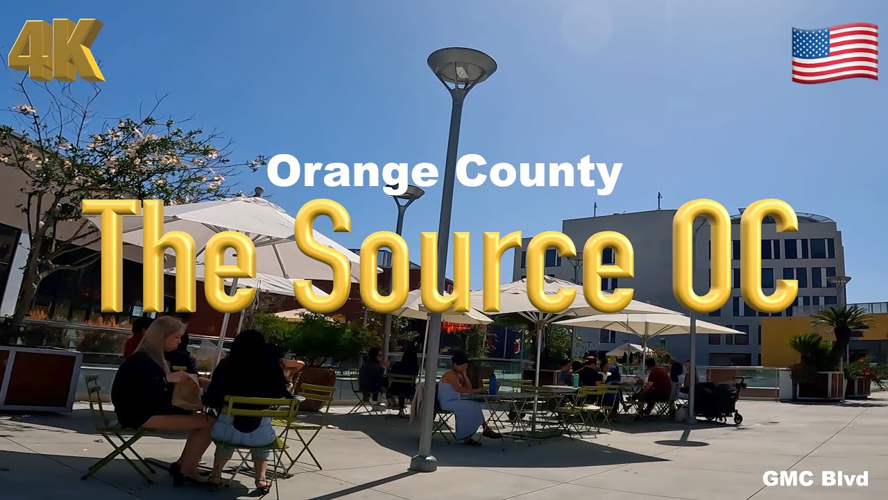 [4K] Orange County 🇺🇸, The Source OC California USA in Jun 2022 - Walk