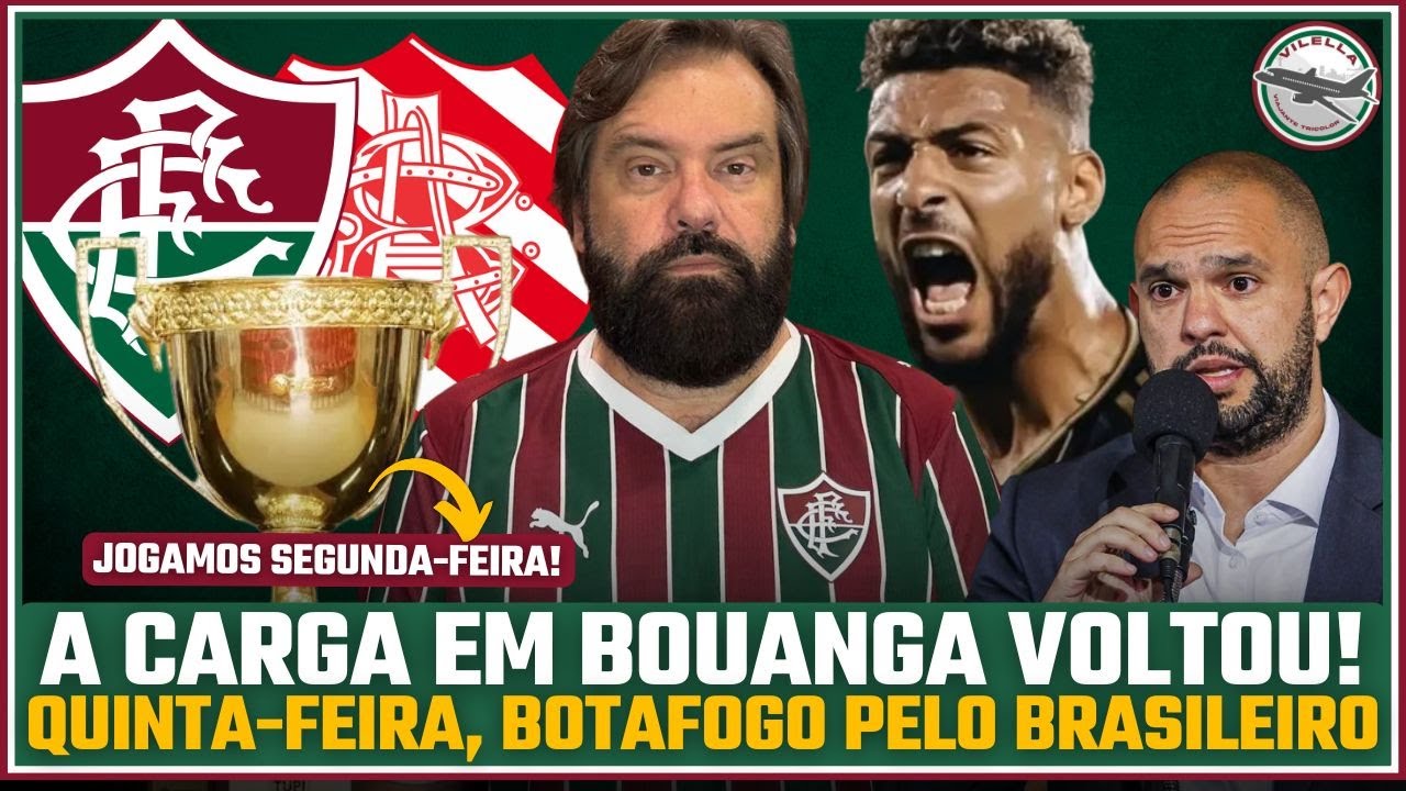 A CARGA VOLTOU EM BOUANGA, QUINTA CONTRA O BOTAFOGO PELO BRASILEIRO