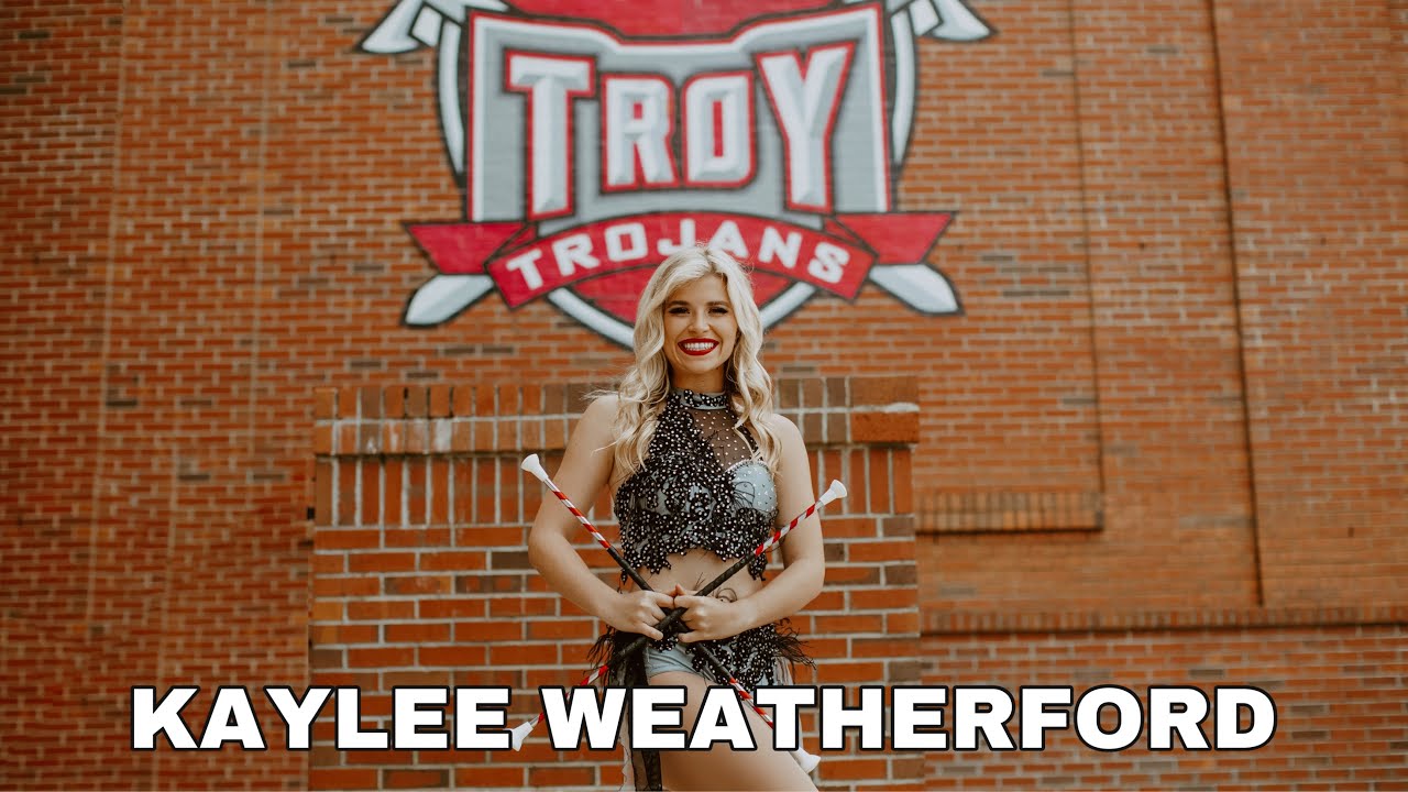 Kaylee Weatherford Troy University Majorette Audition 2021