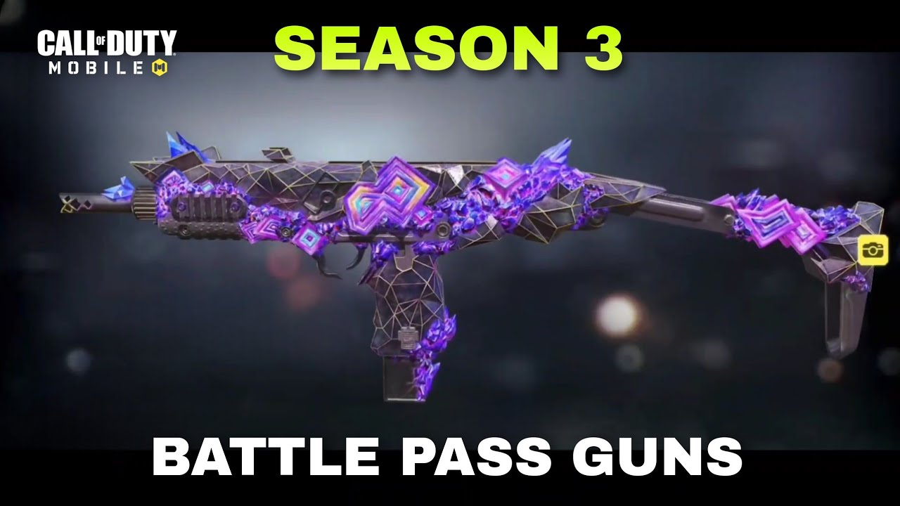 Season 3 Best Battle Pass Guns Ironsight & Gameplay CODM - COD Mobile Paranoia